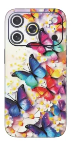 Daisies N Butterflies - Mobile 3D Textured Skins (Feminine Series) design